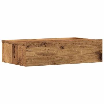Noptiera Lemn Vechi 60x35 cm Lemn prelucrat - Img 5