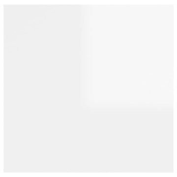 Noptiere, 2 buc, alb extralucios, 30,5x30x30 cm, lemn prelucrat - Img 5