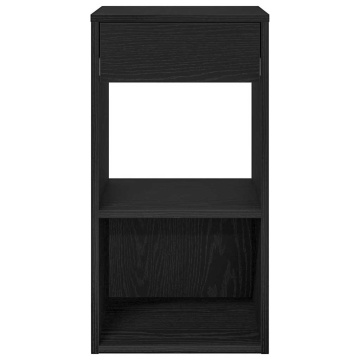 Noptiere cu sertar 2 buc stejar negru 35x34x66,5 cm - Img 4
