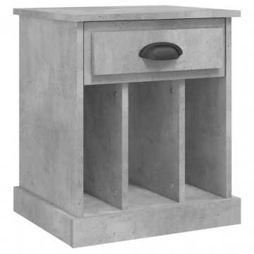 Noptiere, gri beton, 43x36x50 cm - Img 2