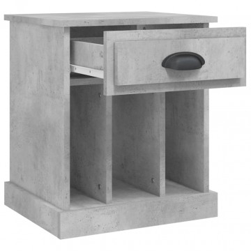 Noptiere, gri beton, 43x36x50 cm - Img 5