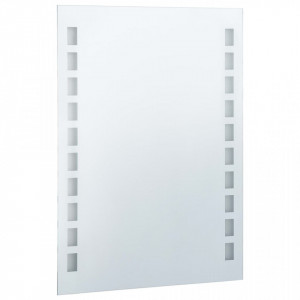 Oglindă cu LED de perete de baie, 60 x 80 cm - Img 3