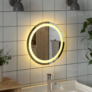 Oglindă de baie cu LED, 40 cm, rotundă - Img 3