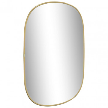 Oglindă de perete, auriu, 60x40 cm - Img 3