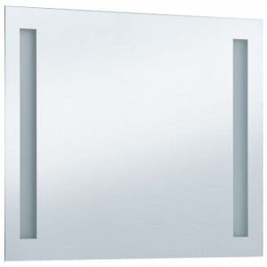 Oglindă de perete de baie cu LED, 60 x 50 cm - Img 3