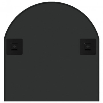 Oglindă de perete, negru, 90x40 cm, ovală - Img 4