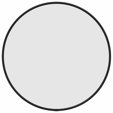 Oglindă de perete rotundă, negru, Ø 40 cm - Img 2