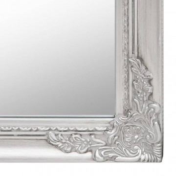 Oglindă de sine stătătoare, argintiu, 45x180 cm - Img 5