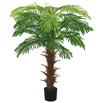 Palmier cycas artificial cu ghiveci, verde, 140 cm - Img 2