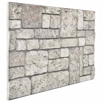 Panouri de perete 3D, model cărămidă, gri, 10 buc., EPS - Img 8