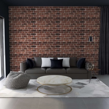 Panouri de perete 3D, model cărămidă, maro închis, 11 buc., EPS - Img 1
