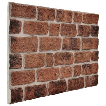 Panouri de perete 3D, model cărămidă, maro închis, 11 buc., EPS - Img 4