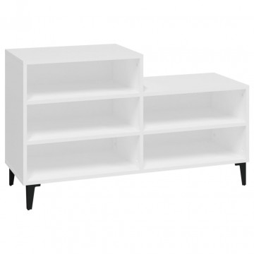 Pantofar, alb, 102x36x60 cm, lemn compozit - Img 2
