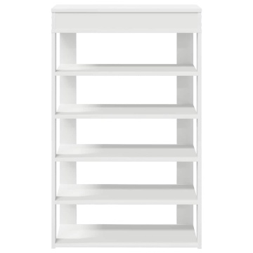 Pantofar, alb, 60x30x98 cm, lemn prelucrat - Img 4