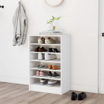 Pantofar, alb, 60x35x92 cm, PAL - Img 1