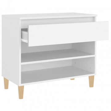 Pantofar, alb, 70x36x60 cm, lemn prelucrat - Img 6