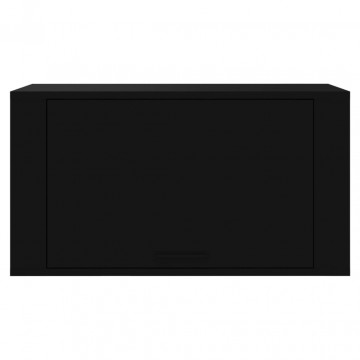 Pantofar de perete, negru, 70x35x38 cm, lemn prelucrat - Img 8