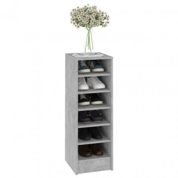 Pantofar, gri beton, 31,5x35x90 cm, PAL - Img 5