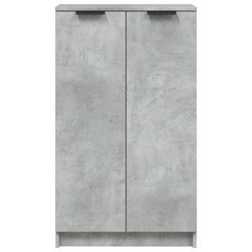 Pantofar, gri beton, 59x35x100 cm, lemn compozit - Img 4