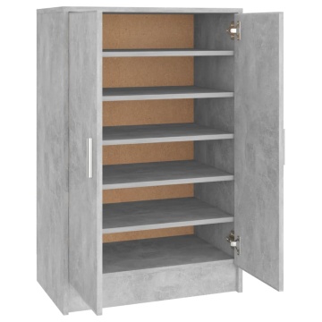 Pantofar, gri beton, 60x35x92 cm, PAL - Img 5