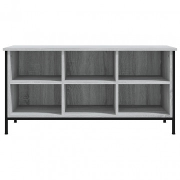 Pantofar, gri sonoma, 100x35x50 cm, lemn prelucrat - Img 8