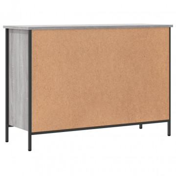Pantofar, gri sonoma, 100x35x70 cm, lemn compozit - Img 5