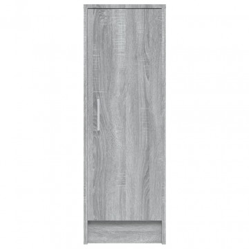 Pantofar, gri sonoma, 32x35x92 cm, lemn prelucrat - Img 5