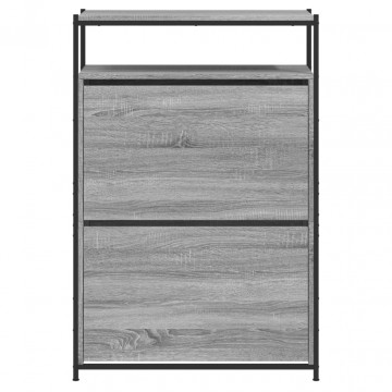 Pantofar, gri sonoma, 75x34x112 cm, lemn prelucrat - Img 8