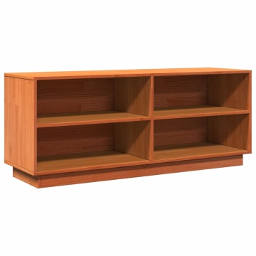 Pantofar, maro ceruit, 110x34x45 cm, lemn masiv de pin - Img 2