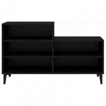Pantofar, negru, 102x36x60 cm, lemn compozit - Img 3