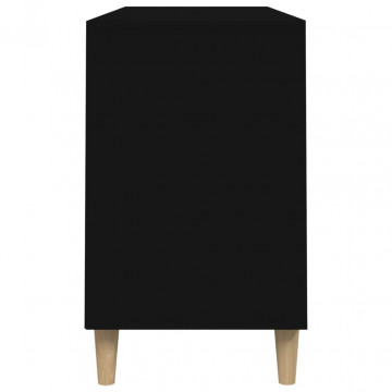 Pantofar, negru, 102x36x60 cm, lemn compozit - Img 5