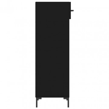 Pantofar, negru, 30x35x105 cm, lemn compozit - Img 6