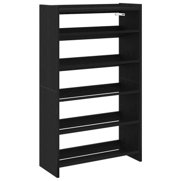 Pantofar, negru, 60x25x100 cm, lemn prelucrat - Img 2