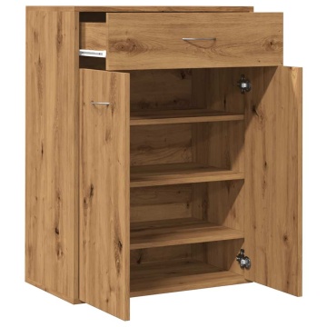 Pantofar, stejar artizanal, 60x35x84 cm lemn prelucrat - Img 8