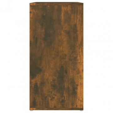 Pantofar, stejar fumuriu, 60x35x70 cm, lemn prelucrat - Img 6