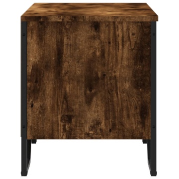 Pantofar, stejar fumuriu, 90x38x45,5 cm, lemn compozit - Img 8