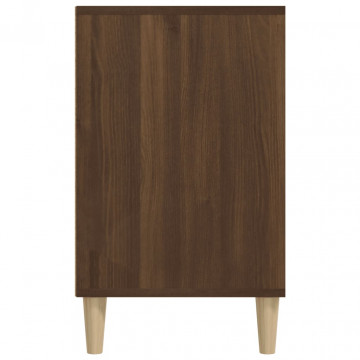 Pantofar, stejar maro, 102x36x60 cm, lemn prelucrat - Img 5