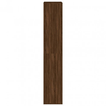 Pantofar, stejar maro, 54x34x183 cm, lemn prelucrat - Img 8