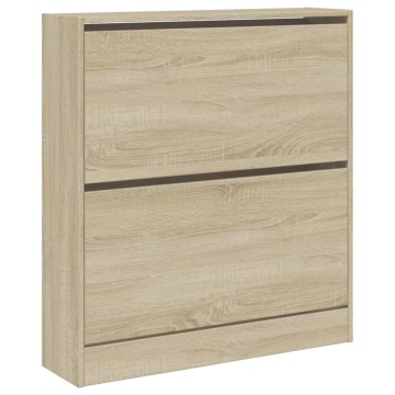 Pantofar, stejar sonoma, 80x21x87,5 cm, lemn compozit - Img 4