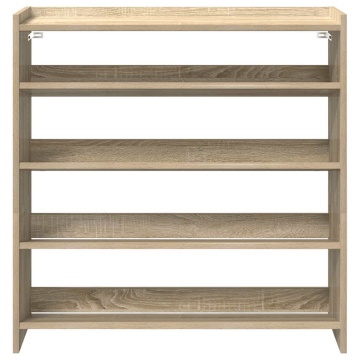 Pantofar, stejar sonoma, 80x25x81 cm, lemn prelucrat - Img 4