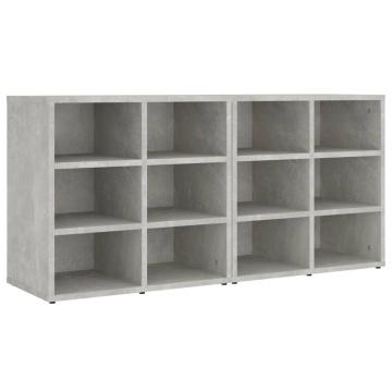 Pantofare, 2 buc., gri beton, 52,5x30x50 cm - Img 2