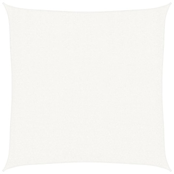 Pânză parasolar, alb, 2,5 x 2,5 m, HDPE, 160 g/m² - Img 2
