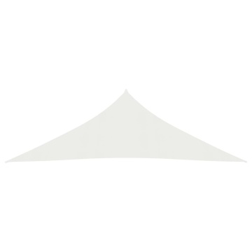 Pânză parasolar, alb, 3 x 3 x 4,2 m, HDPE, 160 g/m² - Img 2