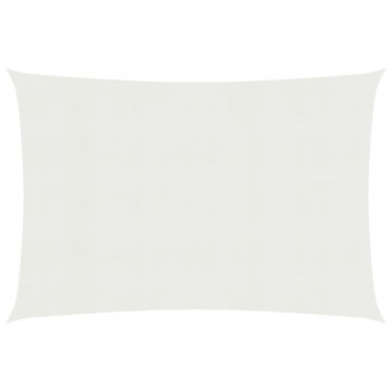 Pânză parasolar, alb, 5 x 7 m, HDPE, 160 g/m² - Img 1
