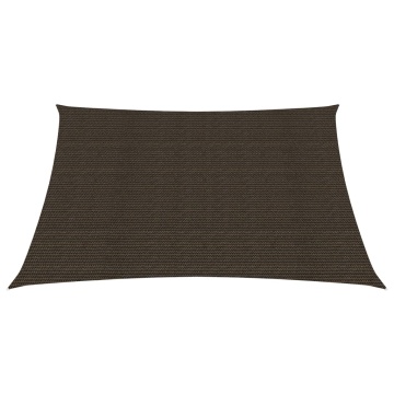 Pânză parasolar, maro, 3 x 3 m, HDPE, 160 g/m² - Img 2