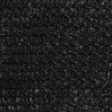 Pânză parasolar, negru, 3,5x5 m, HDPE, 160 g/m² - Img 6