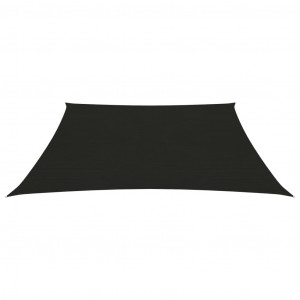 Pânză parasolar, negru, 4,5 x 4,5 m HDPE, 160 g/m² - Img 3