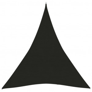 Pânză parasolar, negru, 4x5x5 m, HDPE, 160 g/m² - Img 1