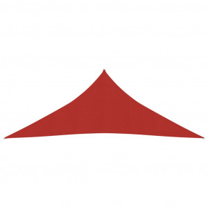 Pânză parasolar, roșu, 4,5x4,5x4,5 m, HDPE, 160 g/m² - Img 3