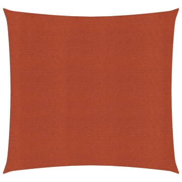 Pânză parasolar, teracotă, 2,5 x 2,5 m, HDPE, 160 g/m², pătrat - Img 1